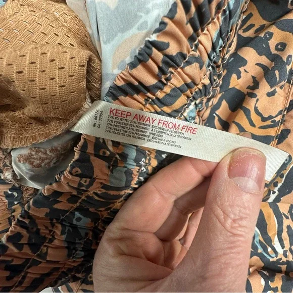 FLASH SALE NWOT Free People Movement Zephyr Patterned Parachute Balloon Pants s - Picture 13 of 14